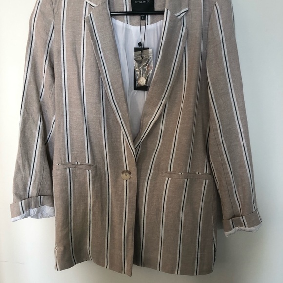 Dynamite linen blazer, never worn - Picture 2 of 2